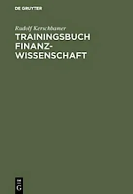 Produktbild von Trainingsbuch Finanzwissenschaft