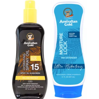 Produktbild von Australian Gold SPF15 Ölspray + Feuchtigkeitssperre 237 ml