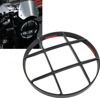 Produktbild von Motorrad-Scheinwerferschutz, stoßfest, T6063-Aluminiumlegierung, Scheinwerfergrill-Abdeckungsbildschirm für 401 250 125 2019 bis 2023, Schwarz
