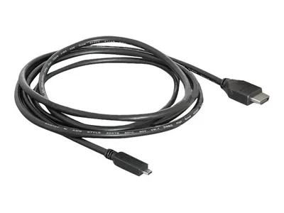 Produktbild von DELOCK HDMI Kabel Ethernet A -> micro D St/St 2.00m