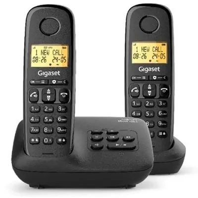 Produktbild von Gigaset Basic 100 Schnurloses Festnetztelefon 2 Einheiten Durchsichtig One Size / EU Plug 220V Durchsichtig One Size