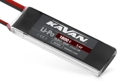 Produktbild von Kavan 1800mAh/7 4V 30/60C Modellbauakkus