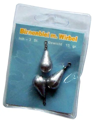 Produktbild von Birnenblei mit Wirbel 3 Stück à 15 g