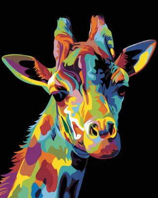 Produktbild von Zuty - Malen nach Zahlen - GIRAFFE, 40x50 cm, ohne Keilrahmen