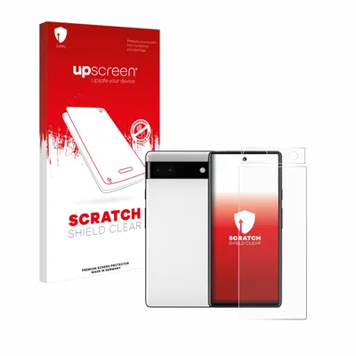 Produktbild von upscreen Schutzfolie für Google Pixel 6a (Display+Kamera) Displayschutz Displayschutzfolie Folie Klar Transparent