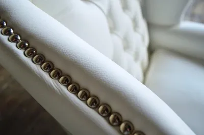 Produktbild von Ohrensessel Chesterfield Sessel Fernseh Couch 1 Sitzer Sofa Textil Couchen Stoff
