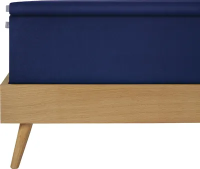 Produktbild von Schiesser Topperspannbettlaken Flexi - 95/5 - 180 x 200 cm - Marine