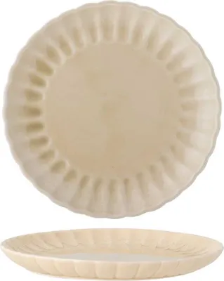 Produktbild von Bloomingville Essteller LATINA Natur 27 cm Keramik Teller