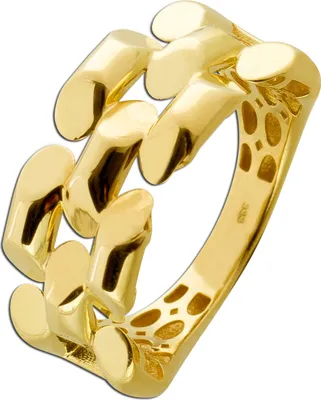 Produktbild von Ketten Ring Gelbgold 333 8 Karat Bandring 18