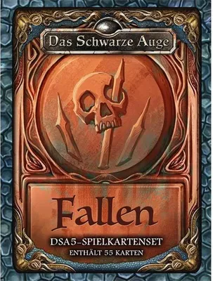Produktbild von Ulisses Spiele DSA5 Spielkartenset Falltüren & Speergruben, Kartenspiel, Rollenspiele