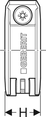 Produktbild von Geberit GE FlowFit, Fixpunktbefestigung, d50mm, 1 Stk.