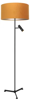 Produktbild von Steinhauer - stehlampe - Stang - schwarz - metall textil - Ø 40cm - LED_E27 - 4835ZW