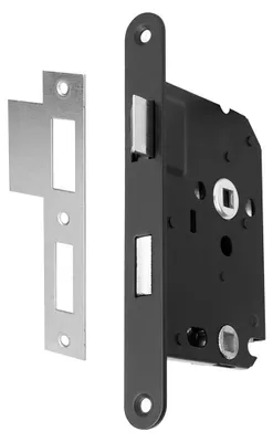 Produktbild von WC-Schloss mit schwarzem Stulp PC63 - Pro Stück
