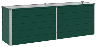 Productafbeelding van Verhoogd Tuinbed Groen 160 x 40 x 55 cm Staal