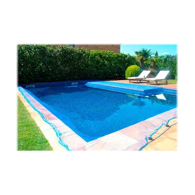 Zdjęcie produktu dla Pokrywa na basen Fun&Go Leaf Pool niebieska (6 x 6 m)