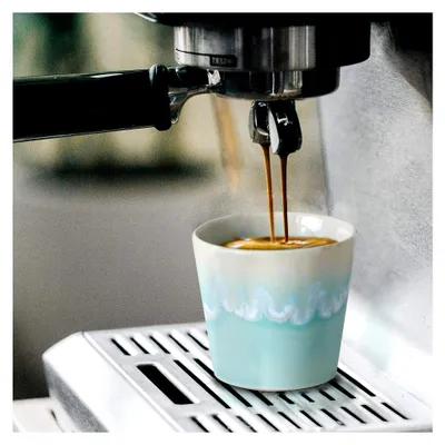 Produktbild von Espresso Tasse Becher, 2er Set, weiß, 9cl, 6,7 x 5,9 cm