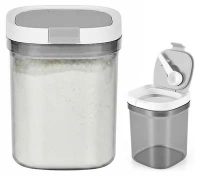 Luftdichte Kaffeedose 1300 ml mit Deckel und Löffel