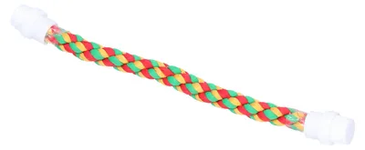 Obrázok produktu pre Bird Parrots Stand Colorful U Shape Bavlna Rope Standing Climbing Bar Chewing Toy