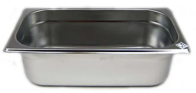 Produktbild von GN 1/3 Gastronormbehälter GN-Behälter Edelstahl 4 Liter Tiefe 100mm