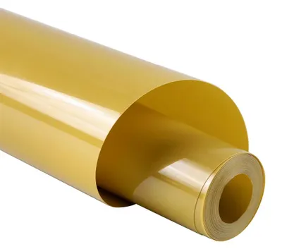 Immagine prodotto di Rotolo di vinile HTV, facile da tagliare e da sbozzare, compatibile con la maggior parte delle macchine da taglio, colore oro, dimensioni 30,48 x 244 cm