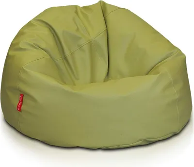 Produktbild von Ecopuf Sakwa, Sitzkissen Sessel Bean Bag, Sitzsack Kunstleder, Olivgrün E8, M