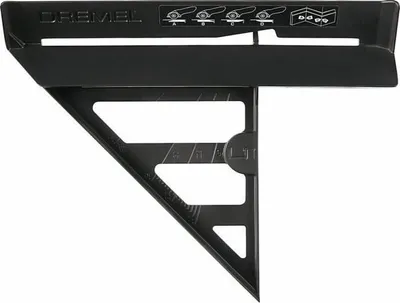 Produktbild von DREMEL DSM840 Schneidführung, für DSM20 Kompaktsäge, Gehrungsschnitte, Fasenschnitte, Geradschnitte