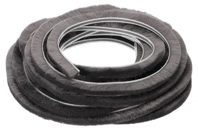 Dichtungsbürste für Schiebetür, Fenster, Schrank, 6,1 m x 5 mm
