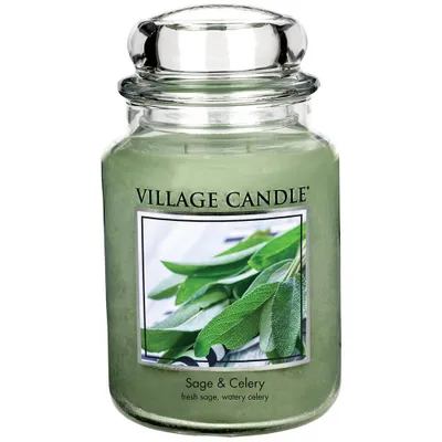 Produktbild von Village Candle Sage & Celery 602g Salbei und Sellerie Duftkerze
