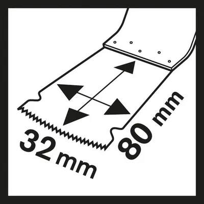 Produktbild von HCS Tauchsägeblatt MAIZ 32 EPC Wood, 80 x 32 mm, 10er-Pack