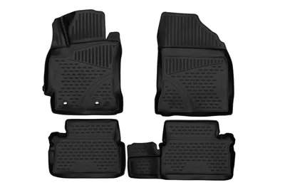 Immagine prodotto di ELEMENT Tappetini auto 3D in gomma su misura per Toyota Auris, 2012-2018 | 4 pz