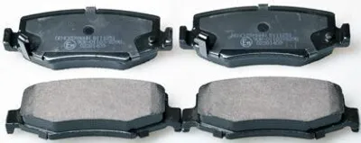 Produktbild von DENCKERMANN Bremsbeläge Satz Hinten Bremsklötze für JEEP WRANGLER III (JK) B111251