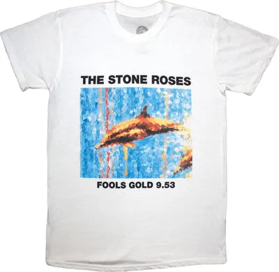 Obrázek produktu pro The Stone Roses - Tričko "Fools Gold" pro muže/dámy Uni RO13677 (XXL) (Bílá)
