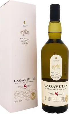 Obrázek produktu pro Lagavulin 8 Years Old Single Malt Whisky 48% obj. 0,7l v dárkovém balení