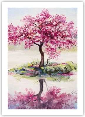 Produktbild von Poster - Poster ohne Rahmen - Baum Abstraktion - 50x70 cm - Wand Bild - Wanddeko - Wandbilder - Kunstposter - Wandposter - Bilder - Kunstdruck - Wanddekoration - Wandbild - P2XPA50x70-3805