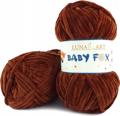 Zdjęcie produktu dla Włóczka Luna Art Baby Fox 100-60 / kasztan