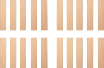 Produktbild von Holzdochte für Kerzen, 50 x 10 x 1 mm, 20 Stück
