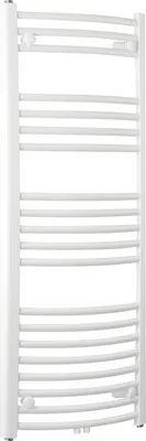 Produktbild von Sanotechnik Designheizkörper Bari gebogen 1188x600 mm weiß mit Mittelanschluss