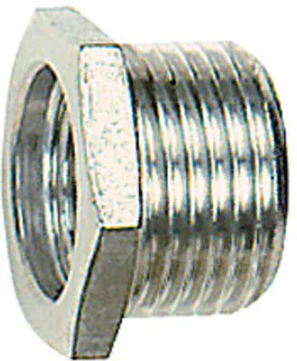 Produktbild von Riegler Reduziernippel, kurz, G 1/2 a., G 3/8 i., SW 22, Edelstahl 1.4571
