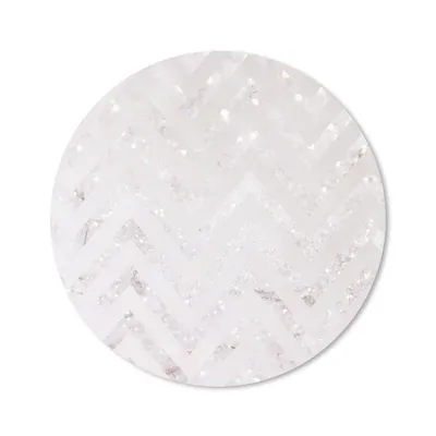Produktbild von MuchoWow® Mauspad Mousepad Marmor - Weiß - Glitter 20x20 cm - Mousepads - Maus Mat - Pad - Mausunterlage - Schreibtischmatte