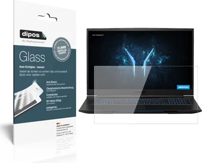 Produktbild von 1x Schutzfolie für Medion Erazer X17803 - Anti-Shock 9H Folie dipos Glass Kunststoffglas
