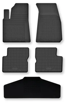 Image de Tapis en caoutchouc + tunnel pour Fiat – jeu 5 pièces, sur mesure