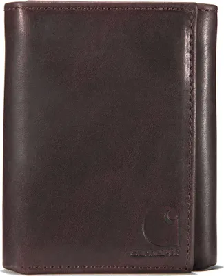 Produktbild von Carhartt OIL TAN LEATHER TRIFOLD WALLET B0000219, Farbe:dark brown