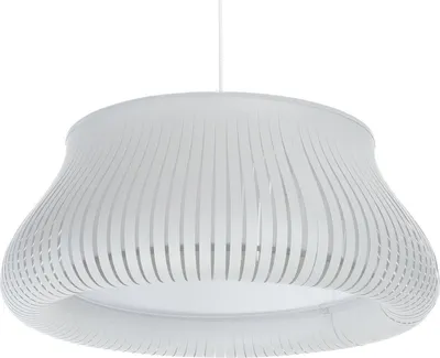 Produktbild von Hängeleuchte Ø 30 cm H: max. 82 cm Weiß E27 rund Modern Pendelleuchte
