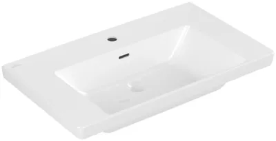 Produktbild von Villeroy & Boch Schrankwaschtisch Subway 3.0 800x470mm Rechteck 1HL. mit Überlauf Wei
