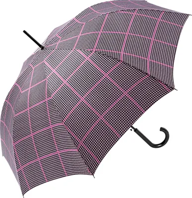 Productafbeelding van Paraplu, damesmodel, automatisch, ruitpatroon, pepita, Pierre Cardin