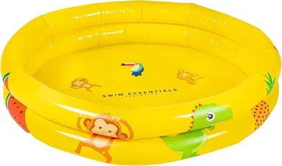 Obrázok produktu pre Swim Essentials Baby bazén - žltý - Golden Safari - Ø 60 cm