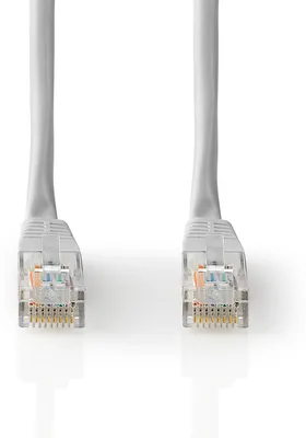 Produktbild von Nedis CAT5e-Netzwerkkabel - U/UTP - RJ45 Stecker - RJ45 Stecker - 10.0 m - Rund - PVC - Grau - Aufhänger