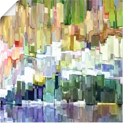 Produktbild von ARTland Poster Glacierbucht III Größe: 70x70 cm