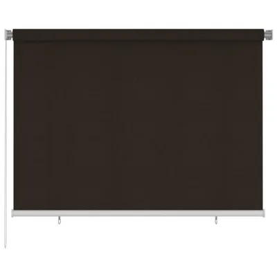 Zdjęcie produktu dla Roleta zewnętrzna vidaXL 200 x 140 cm, brązowa, HDPE