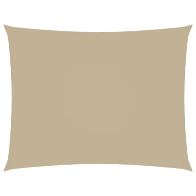 Image de vidaXL Voile d'ombrage Oxford Rectangulaire 2,5x4 m Beige